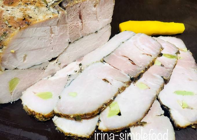 Шинка (буженина) новогодняя