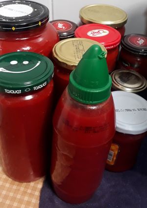 عکسی از دستور تهیه سس گوجه فرنگی بازاری از رب گوجه خونگی🍅
