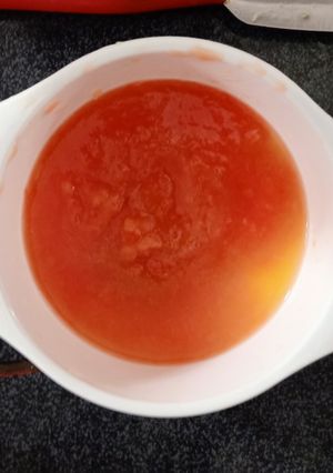 Foto resep Pure Pepaya mix jeruk baby MPASI