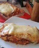 Lasaña boloñesa en masa casera