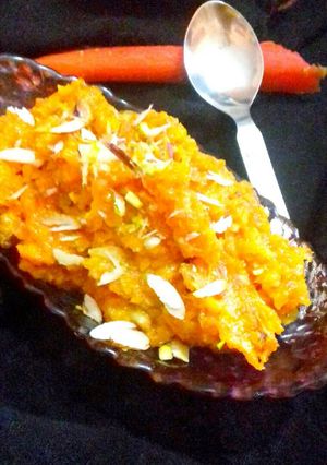 A picture of Gajar ka halwa(no oil/no khoya).