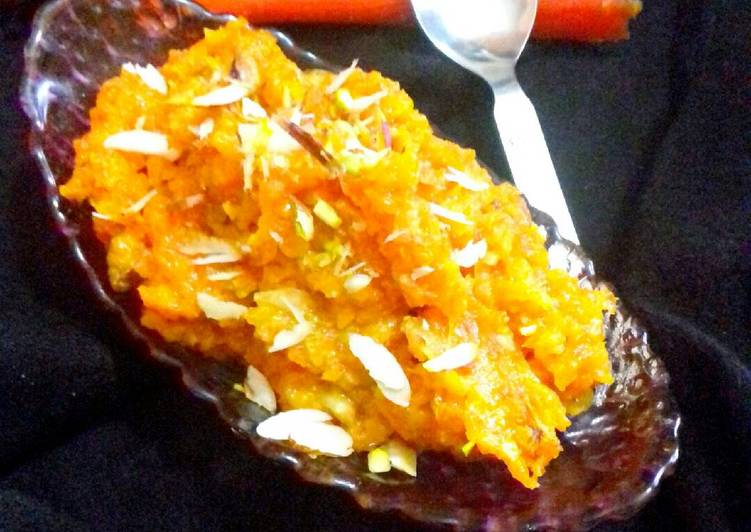 Gajar ka halwa(no oil/no khoya)