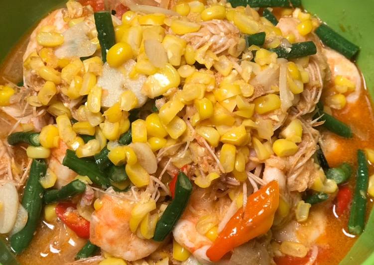 Udang Spicy Tumis Jagung Manis