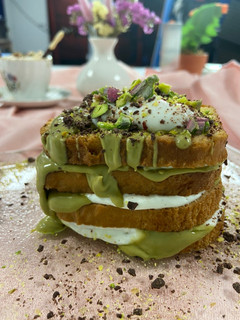 Foto di Fette golose allo yogurt e pistacchio