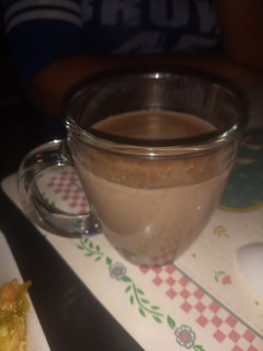 Una foto de Champurrado o atole de Chocolate