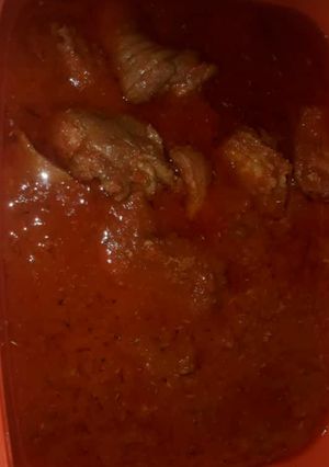 A picture of Tomato stew.