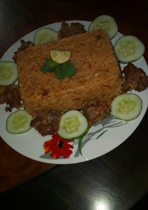 A picture of Party jolop rice.