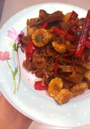 Foto resep Oseng Kembang Tahu Kecap