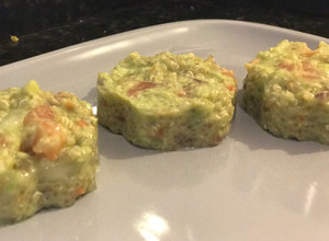 Una foto de Timbal de quinoa y palta