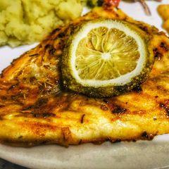 A picture of Oven baked fish fillet.