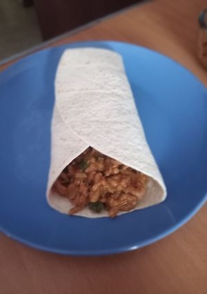 Una foto de Burrito de carne picada
