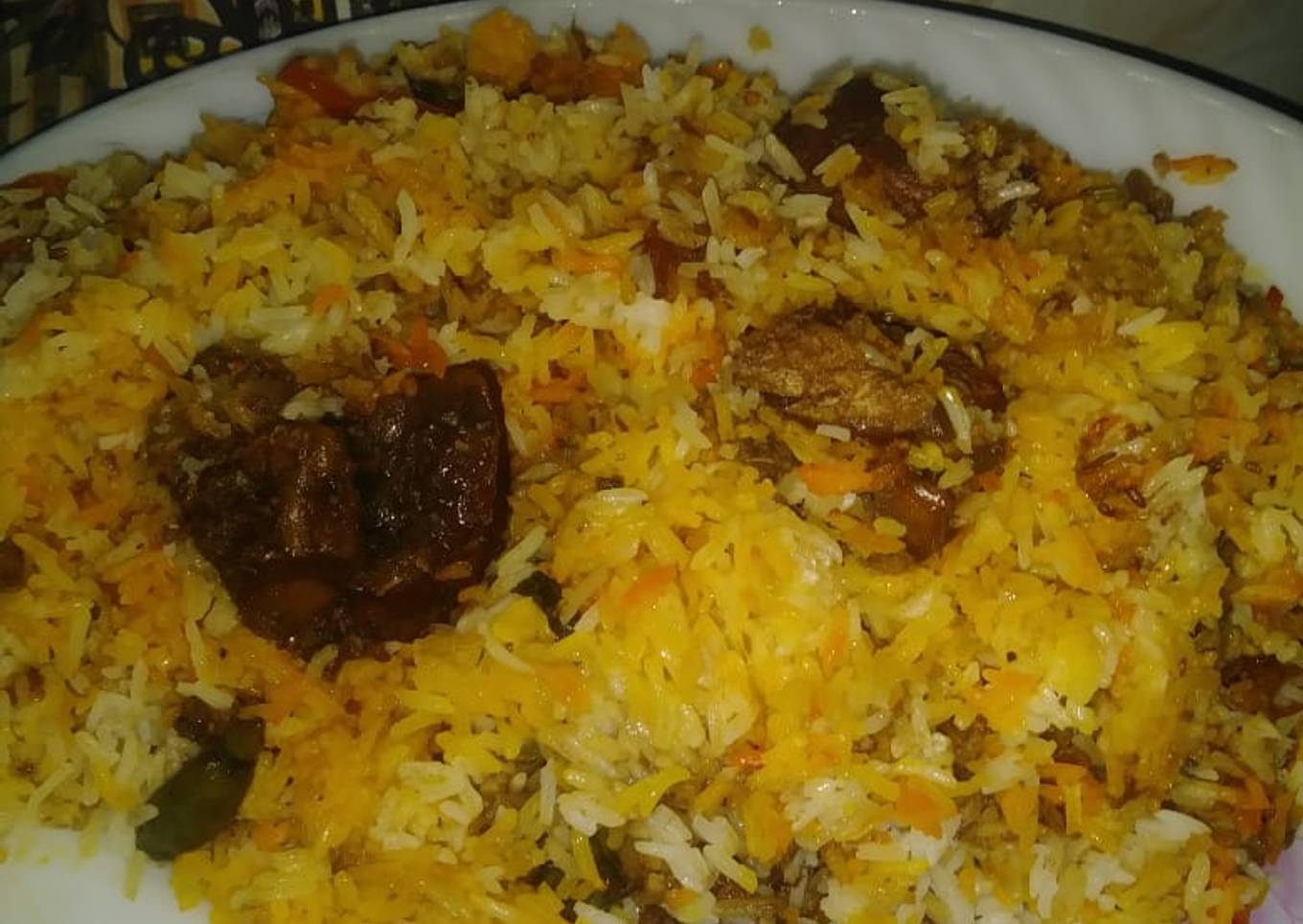 Spicy Beef Biryani