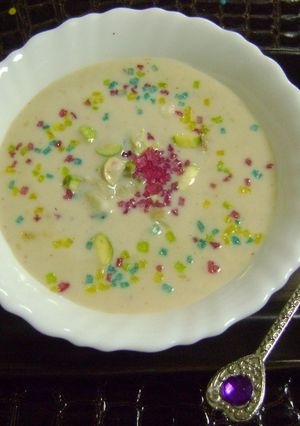 A picture of Sesame Seeds & Coconut Phirni.