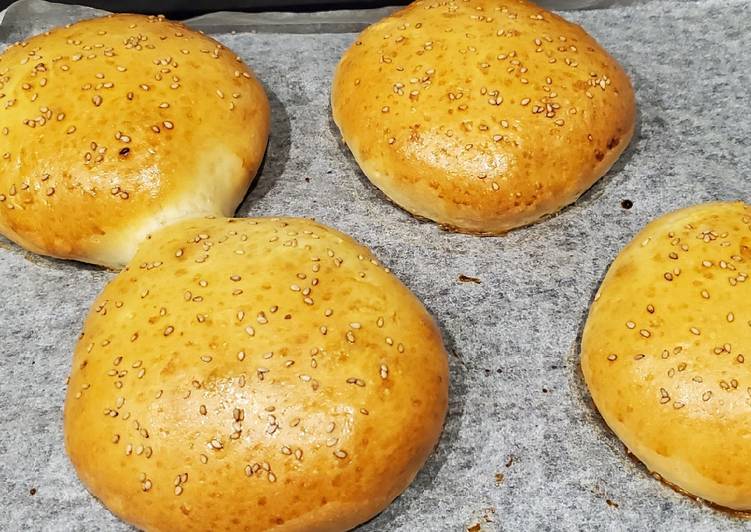 Simple Way to Make Quick Hamburger buns