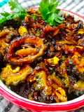 Onion Karela Subji in Gujarati style