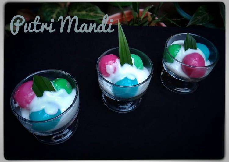 resep cara buat Putri Mandi