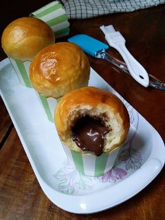 Foto resep Roti Manis isi coklat
