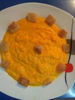 Una foto de Puré de zanahoria
