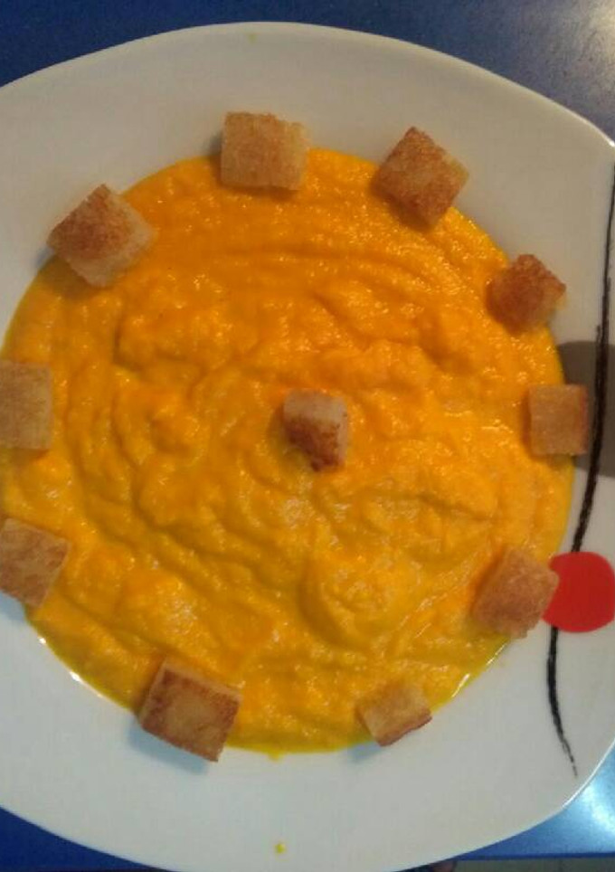 Una foto de Puré de zanahoria