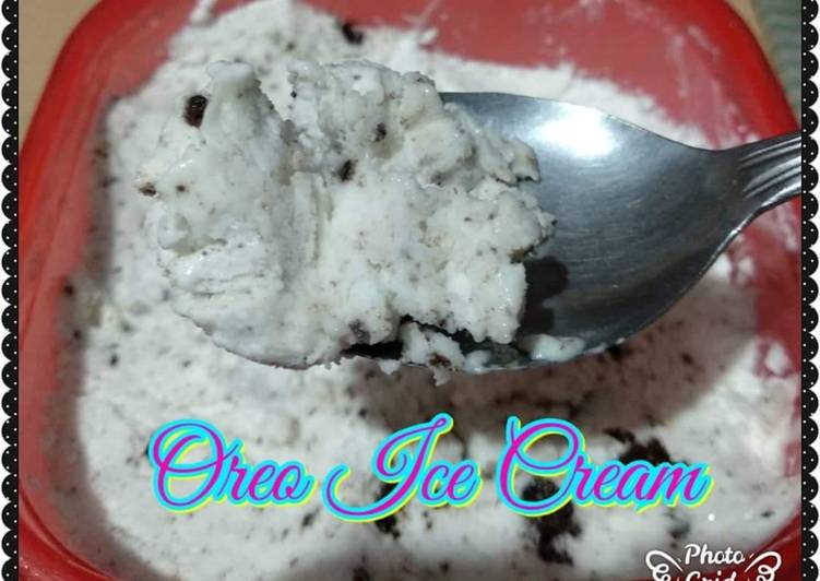 makanan Es Krim Oreo Lembut Jadi, Lezat Sekali