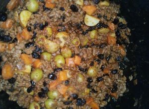 Una foto de Picadillo de carne molida de res