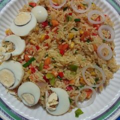 A picture of Vegetable Coconut Fried Rice.