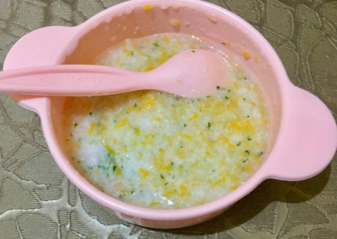 Resep Mpasi Nasi Tim Wortel Bayam 9 Month Oleh Mmy Yumna Cookpad