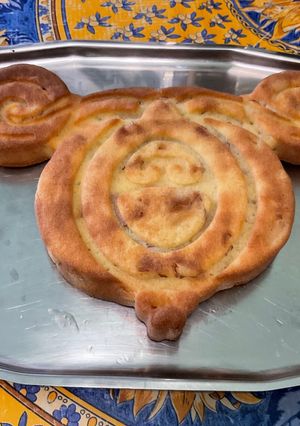 Une photo de Gâteau fondant aux coings