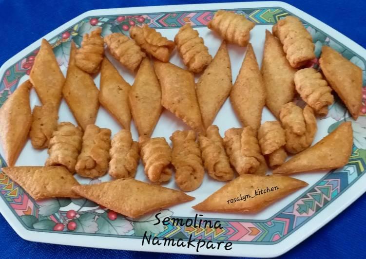 Step-by-Step Guide to Prepare Tasty Semolina Namakpare