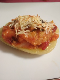Una foto de Patata rellena de abadejo