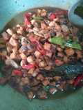 Oseng kerang(remis) tempe pedas