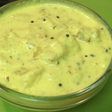 Pineapple Pachadi ( Pineapple in Coconut- yogurt sauce)