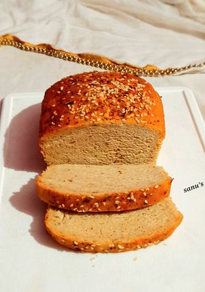 A picture of Ragi And Wheat Flour Mixed Herb Bread.