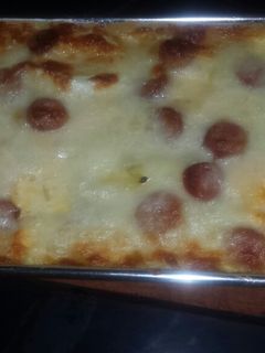 Tepsis krumpli másképpen recept fotója