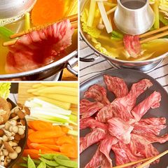 A picture of Shabu Shabu With Miyazakigyu Wagyu Beef.
