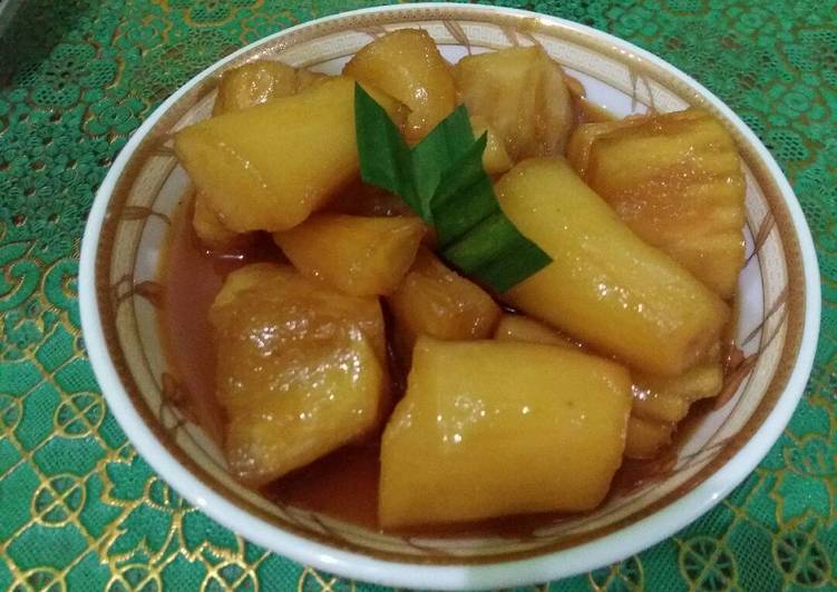 Resep Singkong manis gula merah yang Enak Banget