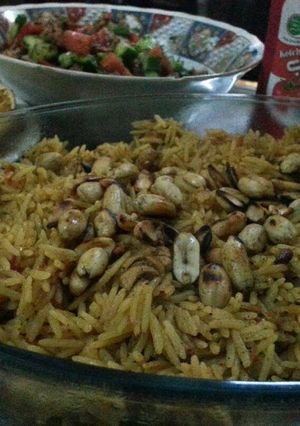 صورة لوصفة كبسة بالدجاج