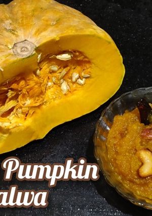 A picture of Yellow Pumpkin Halwa.