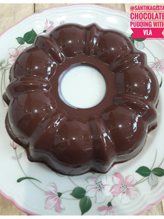 Foto resep Chocolate Pudding With Vla