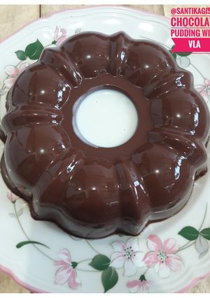 Foto resep Chocolate Pudding With Vla
