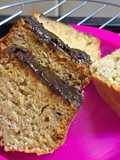 Budín húmedo de manzanas caramelizado