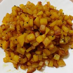 A picture of আলু ভাজা (Aloo vaja recipe in Bengali).