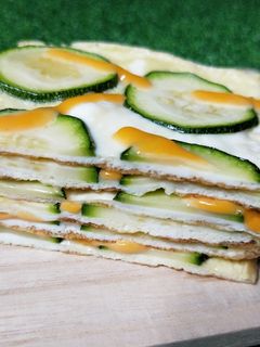 蛋煎櫛瓜千層派 的食譜成品照片