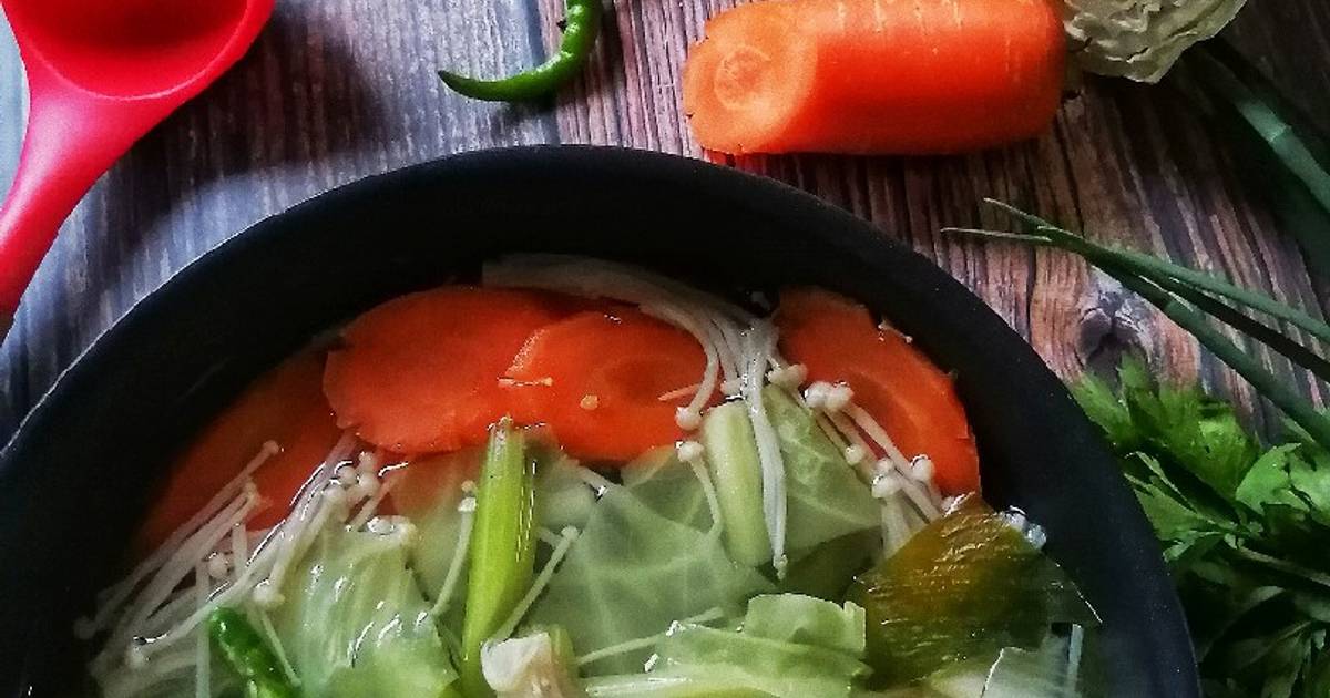 Resipi Sayur Campur Masak Bening Oleh Julia Aleen Aireish Cookpad