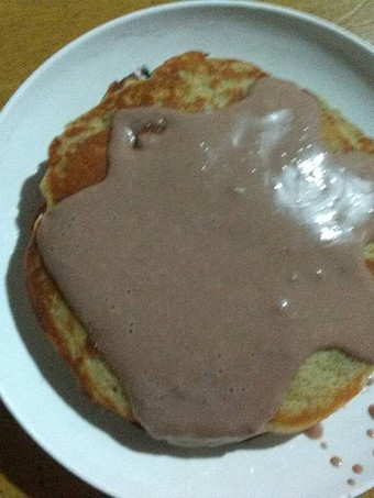 Cara Memasak Pan cake lembut pisang ambon vla coklat Irit Untuk Jualan