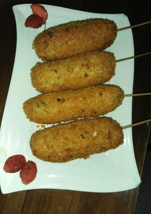 Foto resep Roti goreng sosis #Festival Resep Asia #Indonesia #