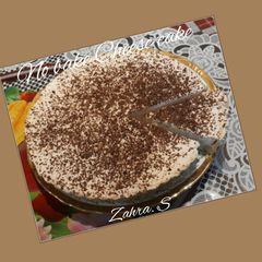A picture of No bake cheesecake.