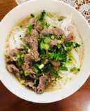 Bún bắp bò nấu ngọt