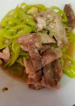 รูปของ หมูผัดพริกอ่อน