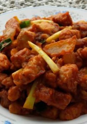 Foto resep Tempe + Ayam Bumbu Balado